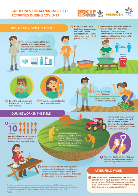 Guidelines for managing field activities during covid-19