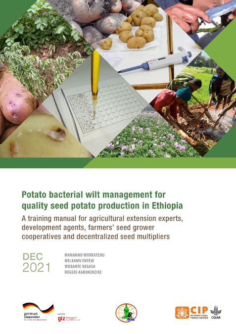 Potato bacterial wilt management for quality seed potato production in Ethiopia: A training manual for agricultural extension experts, development agents, farmers’ seed grower cooperatives and decentralized seed multipliers