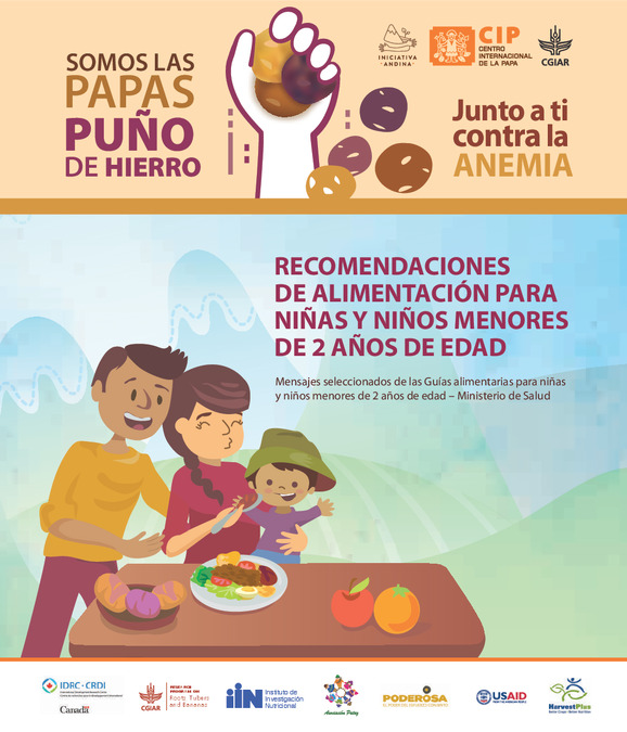 Recomendaciones de alimentación para niñas y niños menores de 2 años de edad