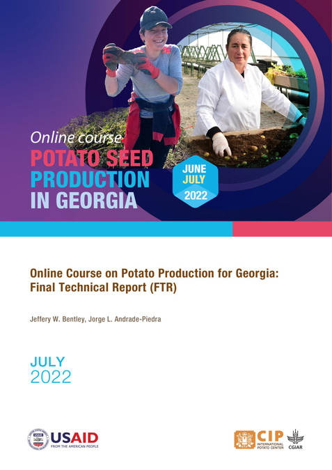 Online Course on Potato Production for Georgia: Final Technical Report (FTR)