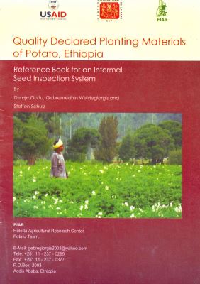 Quality declared planting materials of potato, Ethiopia.