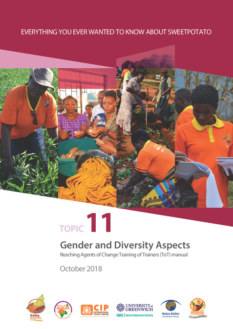 Everything you ever wanted to know about sweetpotato, Topic 11: Gender and diversity aspects