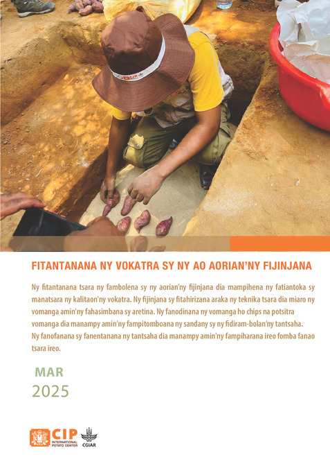 Fitantanana ny vokatra sy ny ao aorian’ny fijinjana