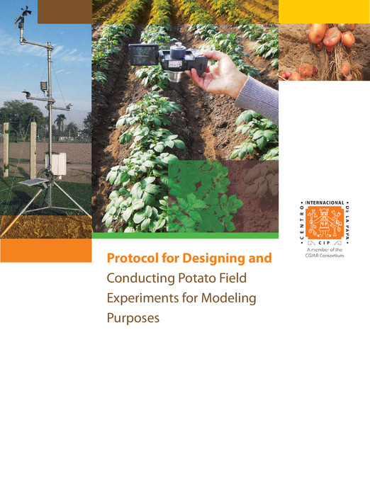 Protocol for designing and conducting potato field experiments for modeling purposes